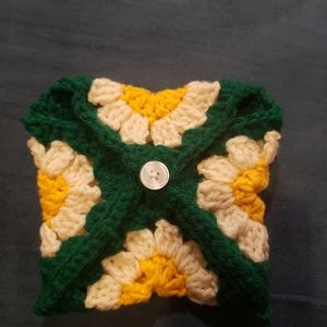 Handmade Daisy Crochet Wallets